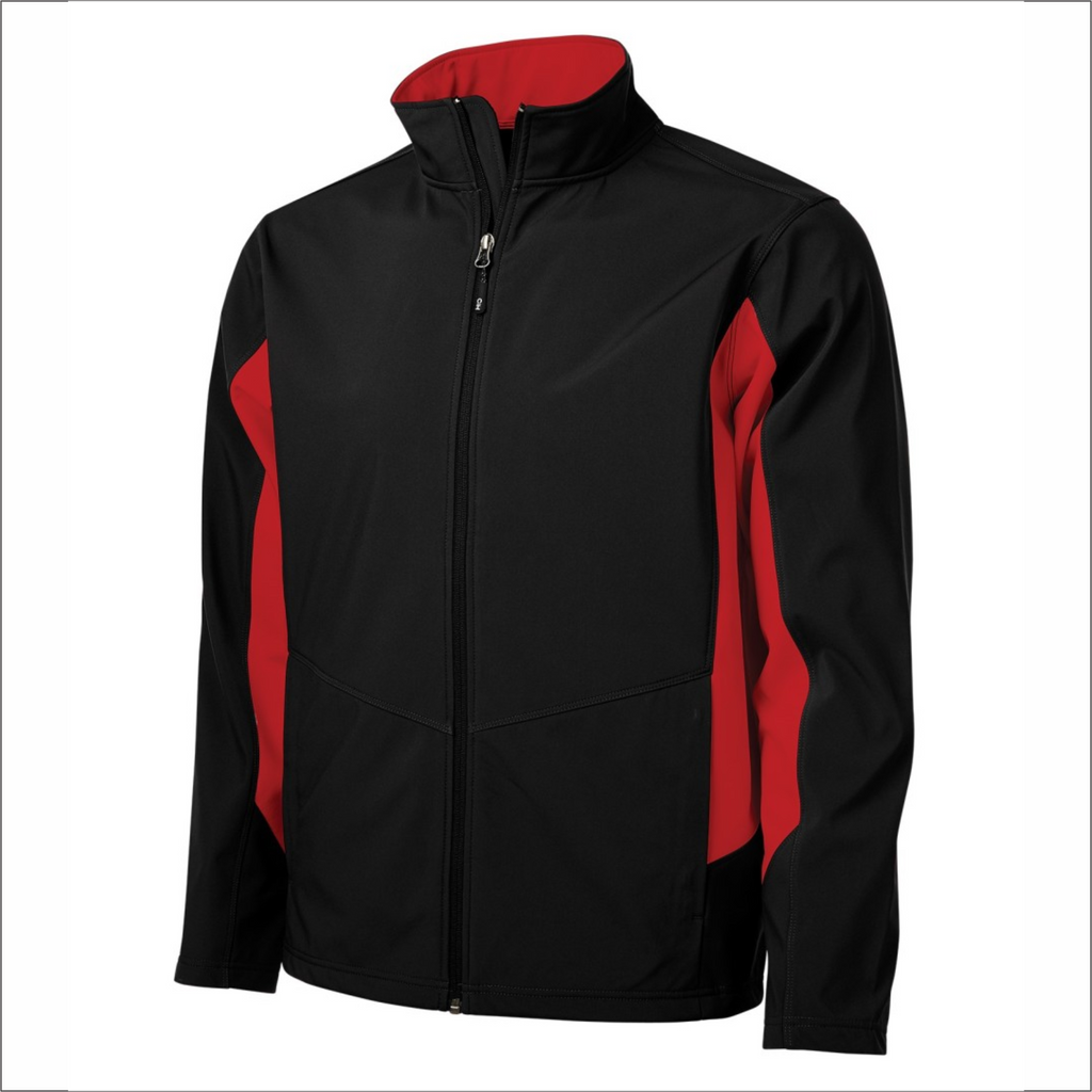 Everyday Colour Block Water Repellent - Soft Shell Men’s Jacket - Coal Harbour J7604