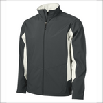 Everyday Colour Block Water Repellent - Soft Shell Men's Jacket - Coal Harbour J7604