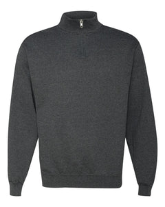 Nublend - Men’s Cadet Collar Quarter-Zip Sweatshirt - Jerzees 995MR