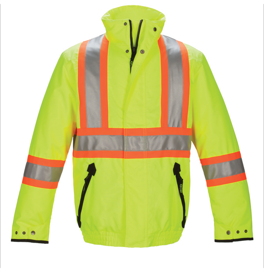 Endure - Hi-Vis Polyester Canvas Workwear Bomber Men’s Jacket - CX2 L01200