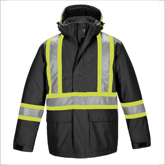 Armour - Hi-Vis Insulated Polyester Canvas Workwear Men’s Parka - CX2 L01250