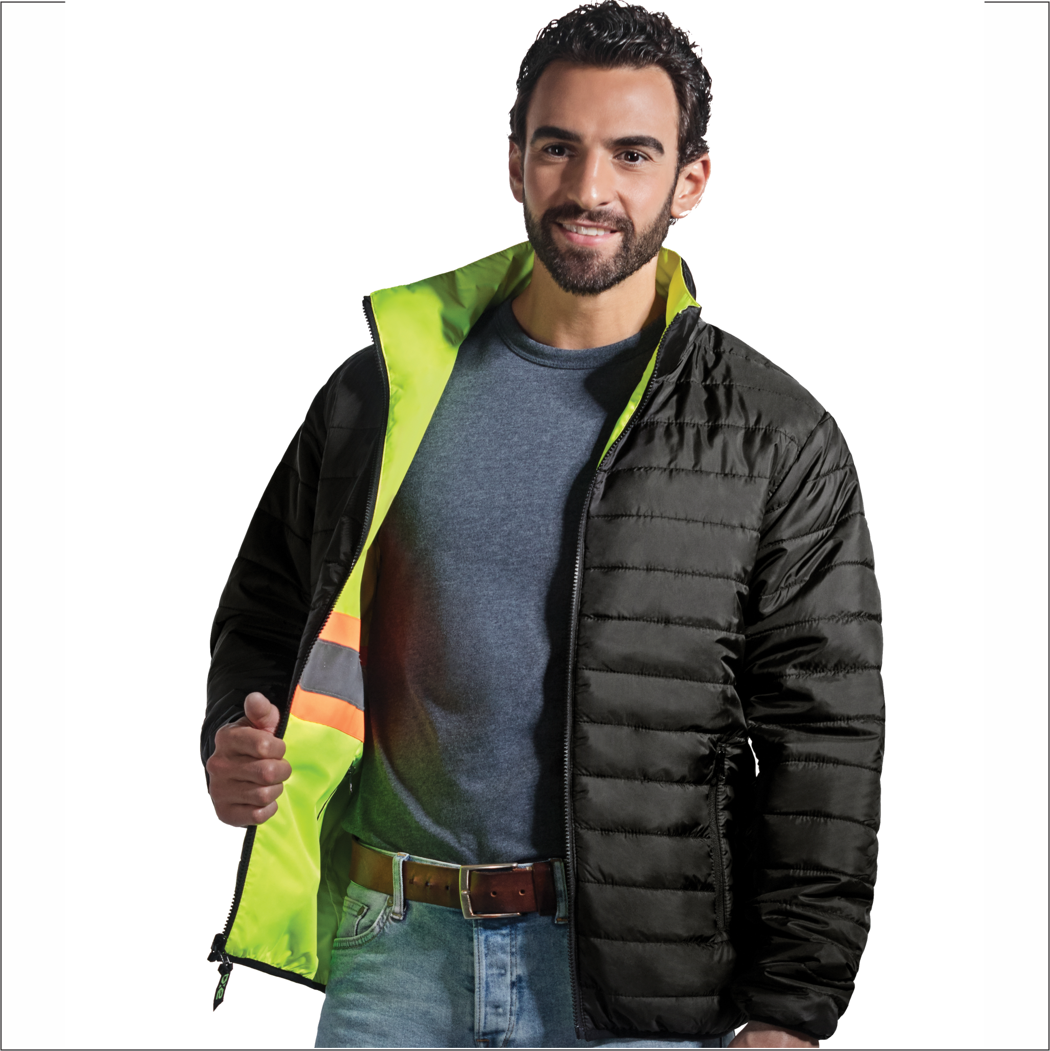Copysafe Jacket Safeguard - Hi-Vis Reversible Men's Jacket - CX2 L01260 – River Signs