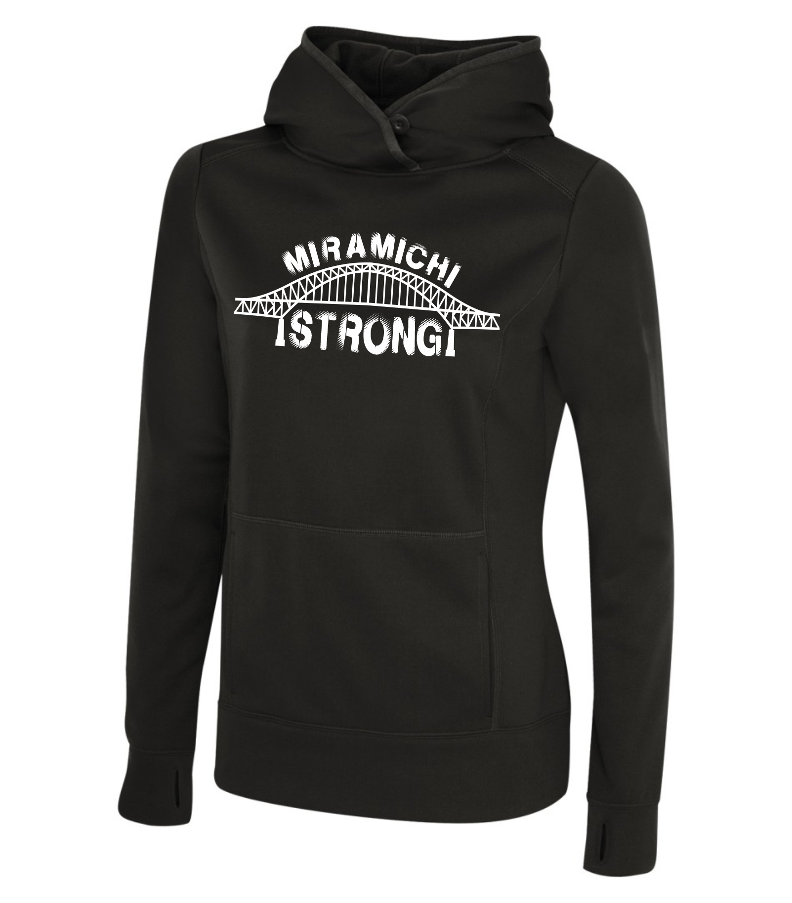 Miramichi Strong - Ladies Polyester Hoodie - ATC L2005