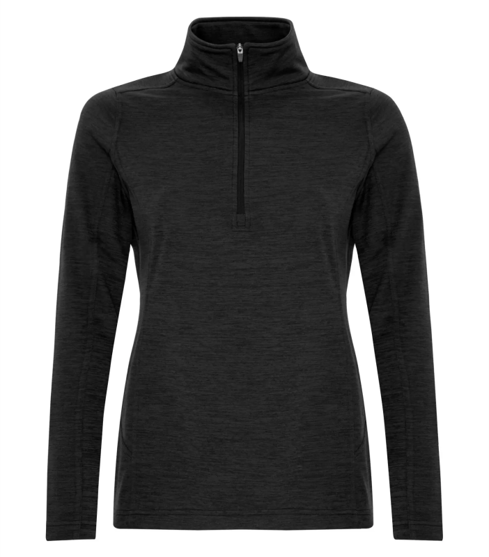 Dynamic Heather - Ladies Fleece Half Zip Sweatshirt - ATC L2022