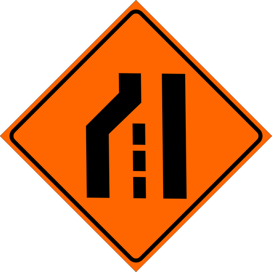 Left Lane Closed Sign MUTCDC TC-5L