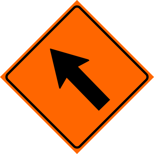 Left Lane Closure Taper Sign MUTCDC TC-6L