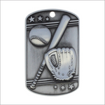 Sport Medals - Baseball - Dog Tags series MDT2102 MZP302