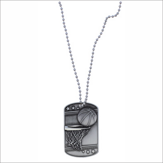 Sport Medals - Basketball - Dog Tags series MDT2103 MZP303