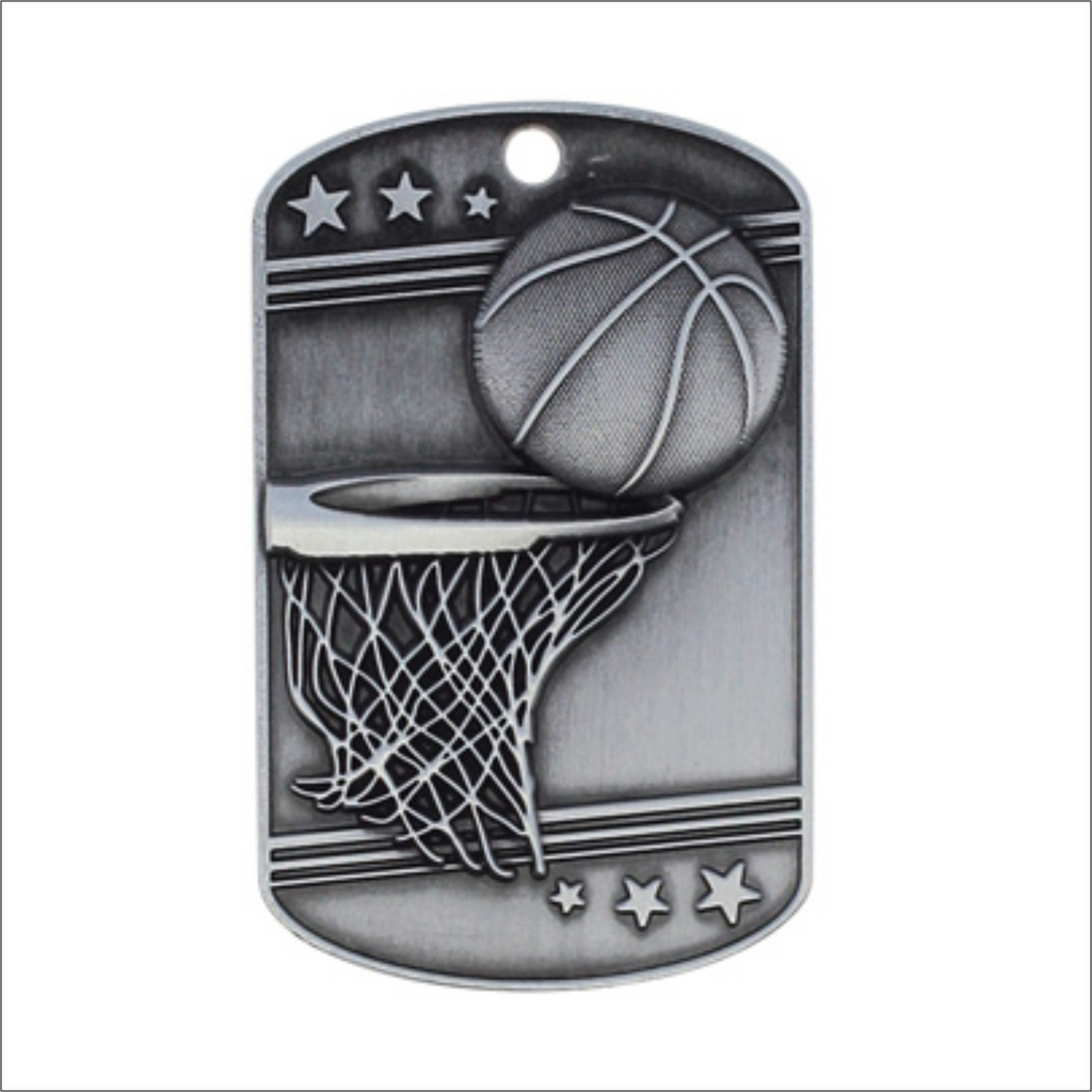 Sport Medals - Basketball - Dog Tags series MDT2103 MZP303