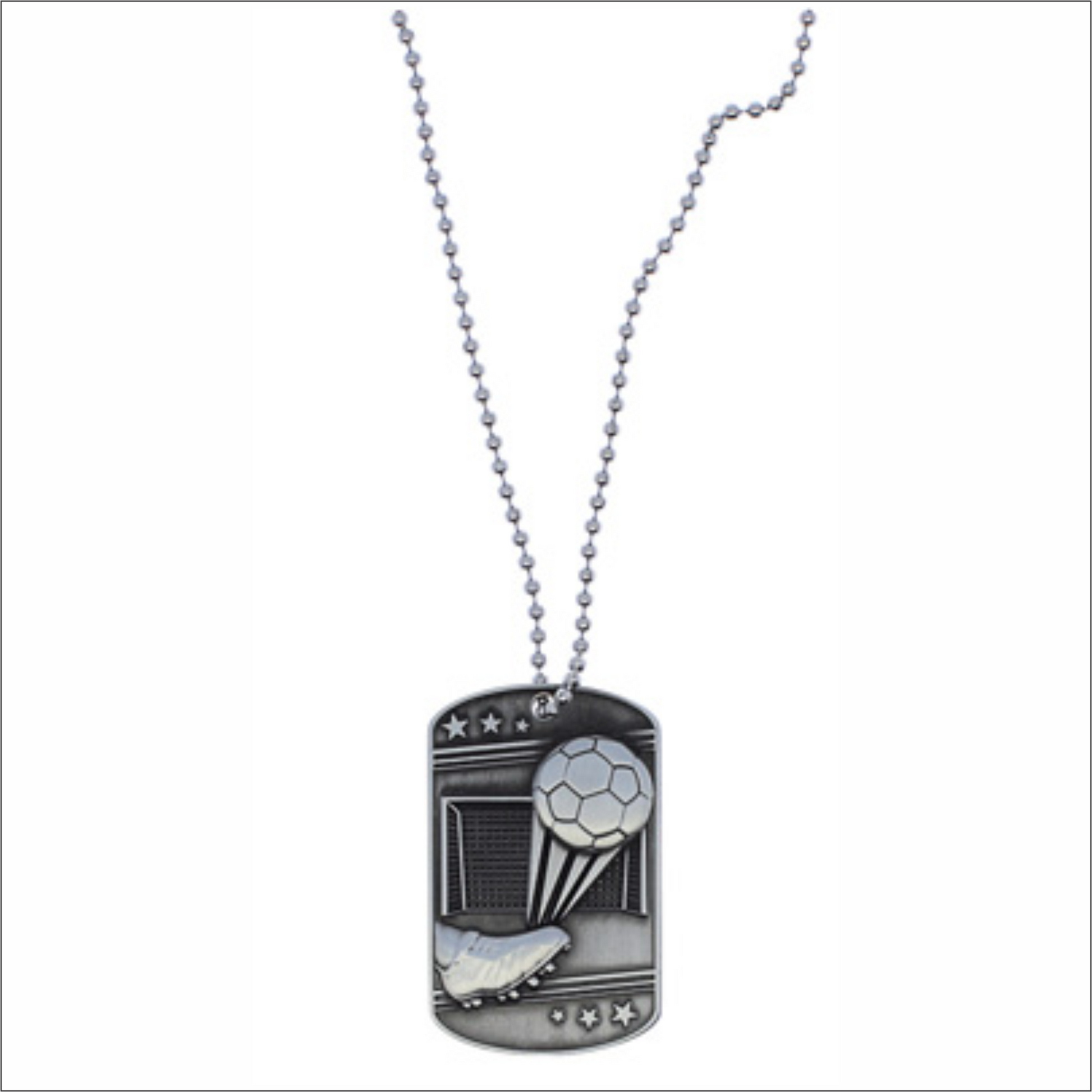 Sport Medals - Soccer - Dog Tags series MDT2113 MZP313