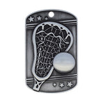 Sport Medals - Lacrosse - Dog Tags series MDT2128 MZP328