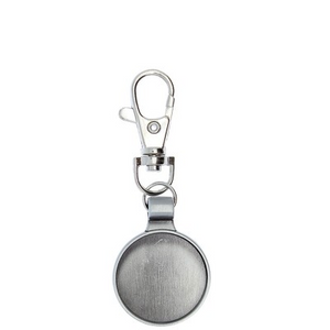 Key Chain Round 1’’ Insert Holder With Zipper Pull - Caldwell MKC168