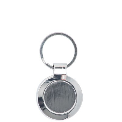 Key Chain Round Insert Holder Polished Chrome - Caldwell MKC175