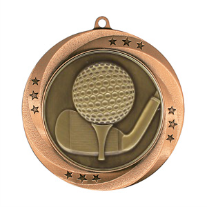 Sport Medals - Golf - Matrix Series MMI54907