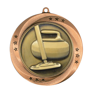 Sport Medals - Curling - Matrix Series MMI54947
