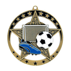 Sport Medals - Soccer - Star series MSE633