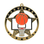 Sport Medals - Basketball - Star series MSE634