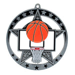 Sport Medals - Basketball - Star series MSE634