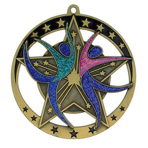 Sport Medals - Dance - Star series MSE677