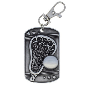 Sport Medals - Lacrosse - Dog Tags series MDT2128 MZP328