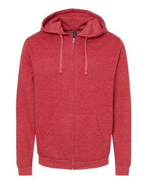 Unisex Zipper Fleece Hoodie - M&O 3331