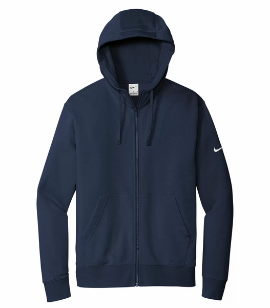 Navy blue nike zip up hoodie outlet