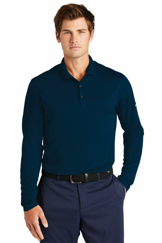 Dri-Fit Micro Pique 2.0 - Men's Long Sleeve Polo - Nike NKDC2104