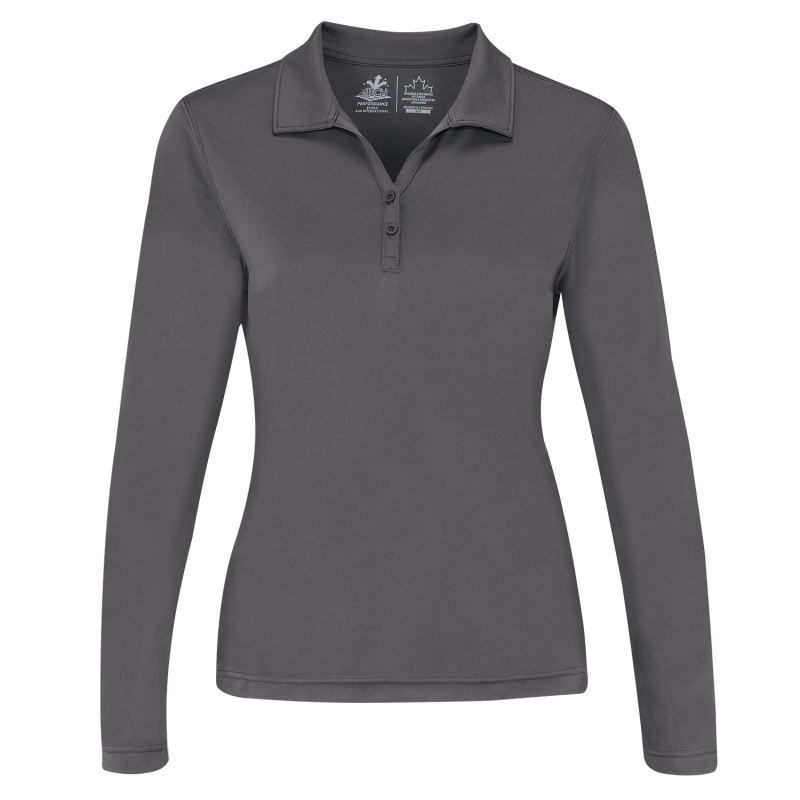 Ladies Long Sleeve Polo - Performance PF2900