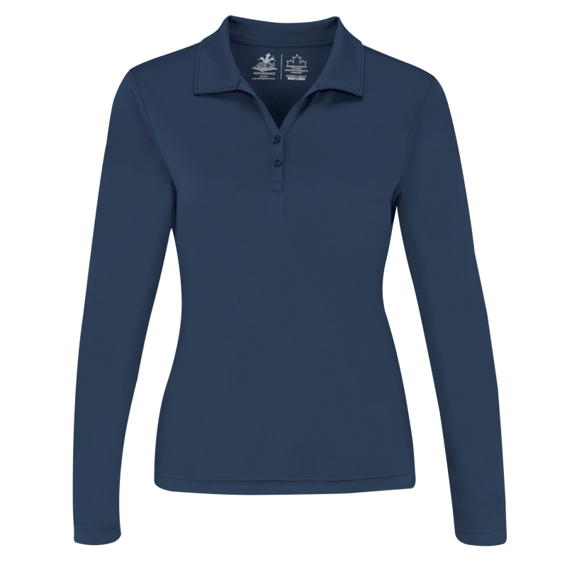 Ladies Long Sleeve Polo - Performance PF2900
