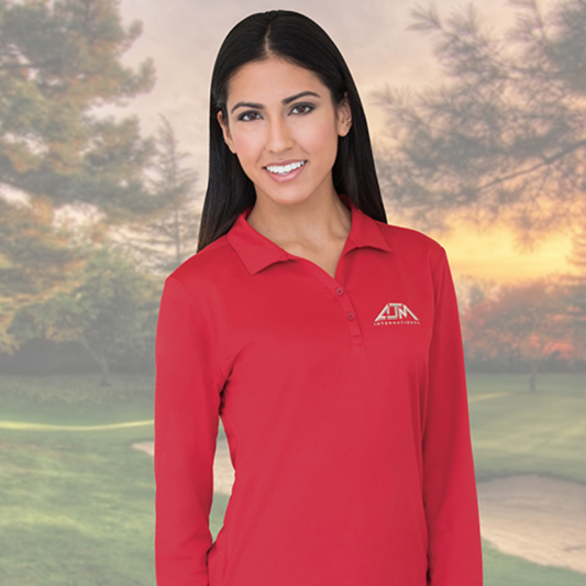 Ladies Long Sleeve Polo - Performance PF2900