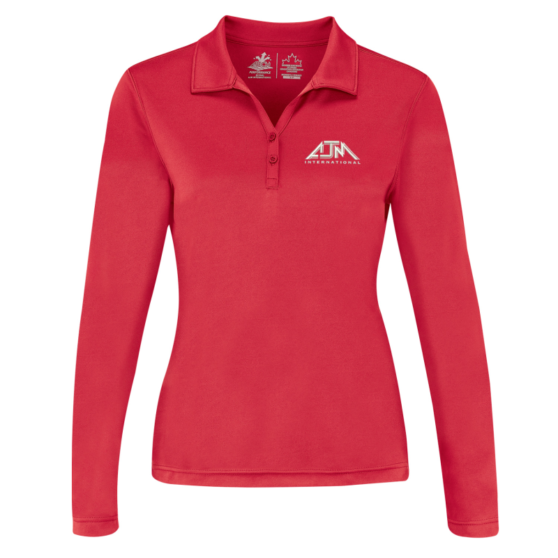 Ladies Long Sleeve Polo - Performance PF2900