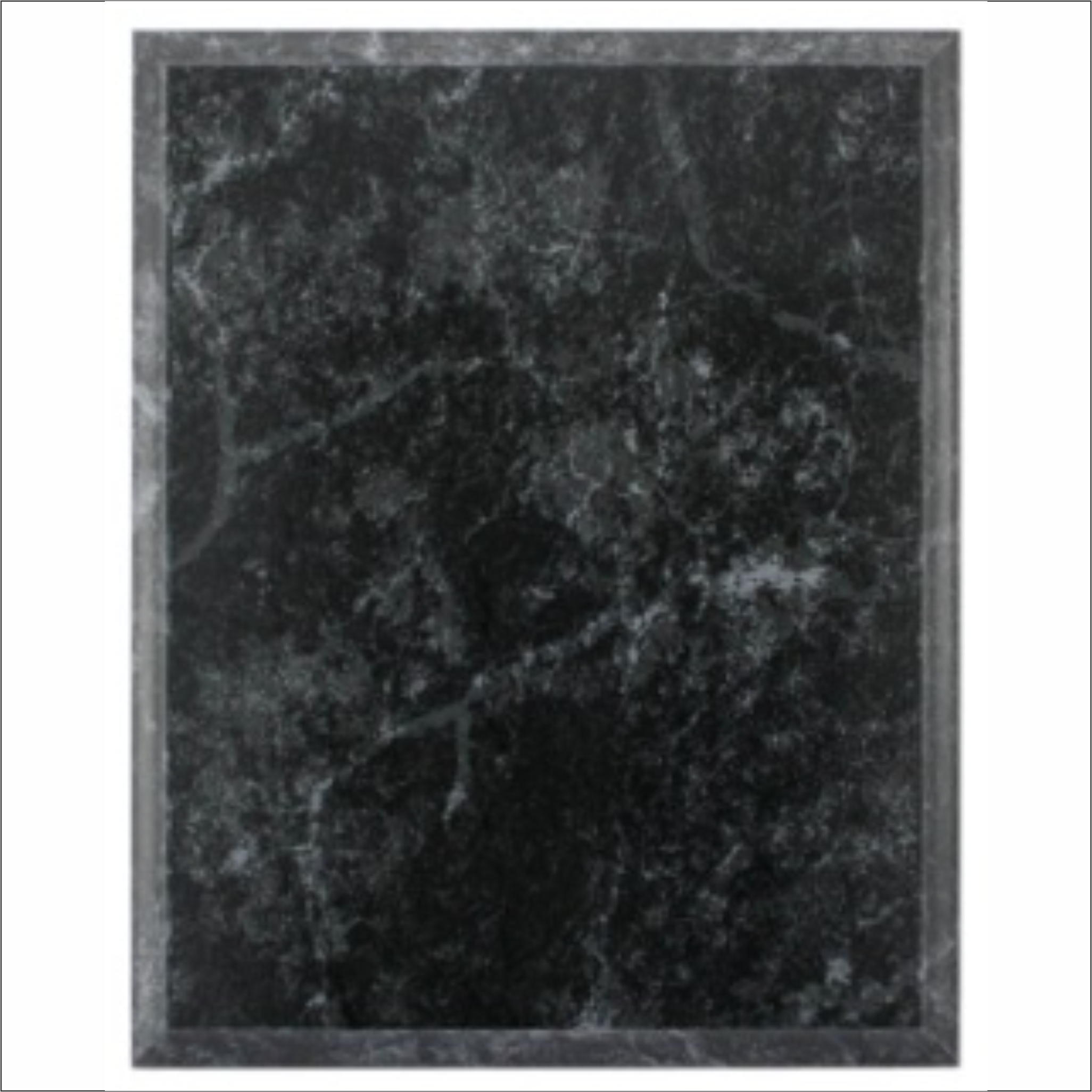 Black Granite plaque - Laser series