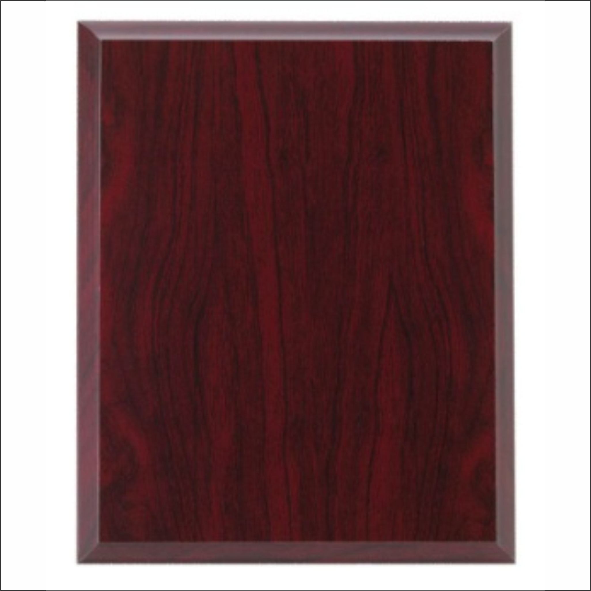 Red Wood plaque - Laser series