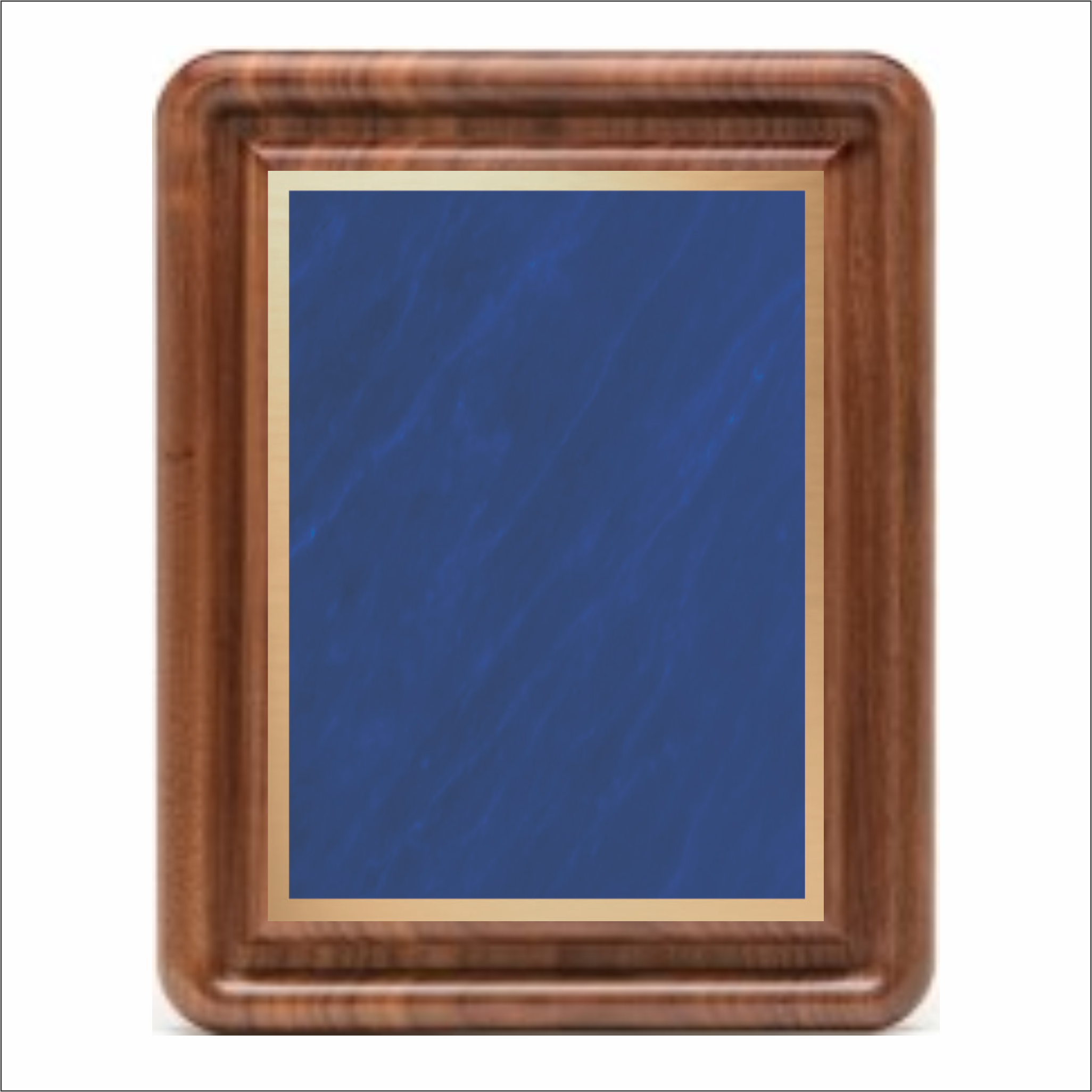 Gallery plaque - Classic Walnut series