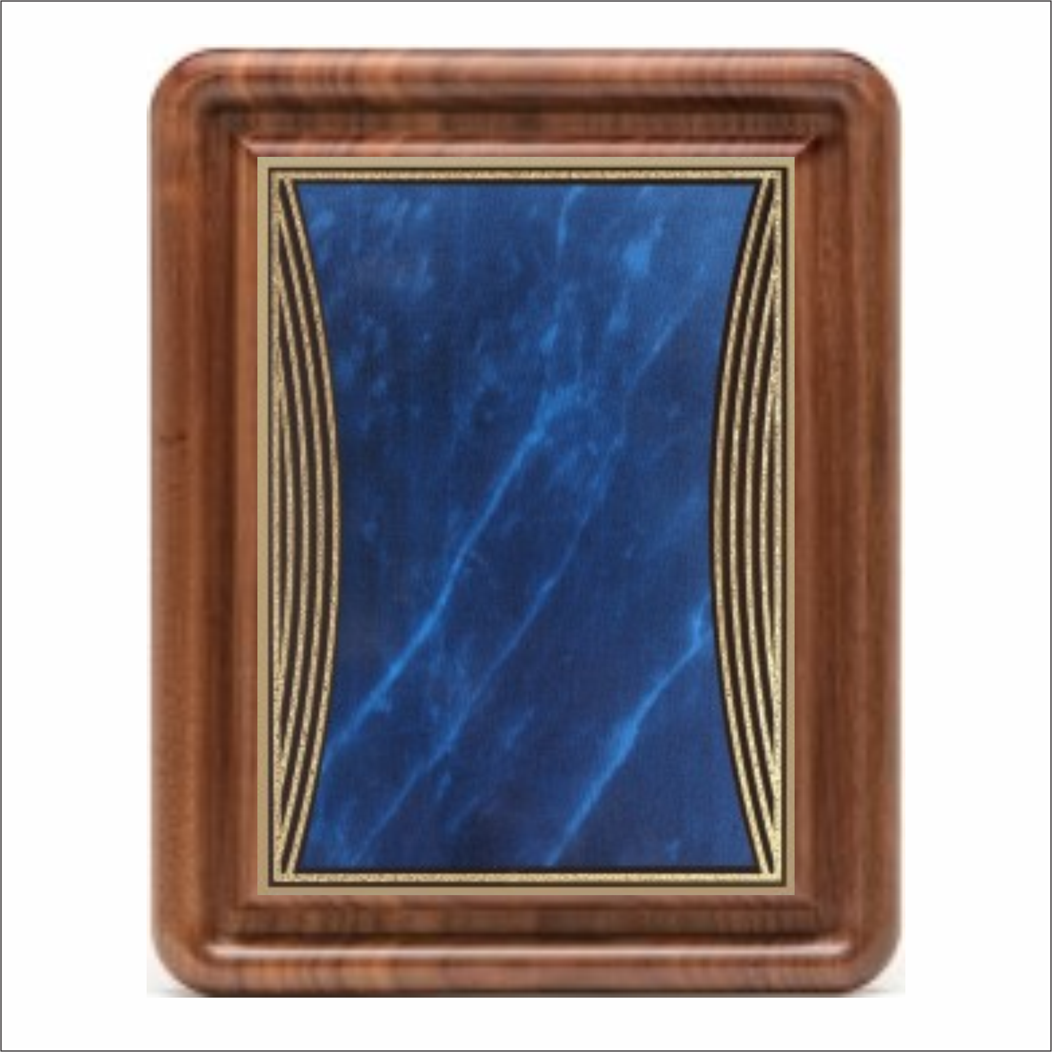 Gallery plaque - Classic Walnut series