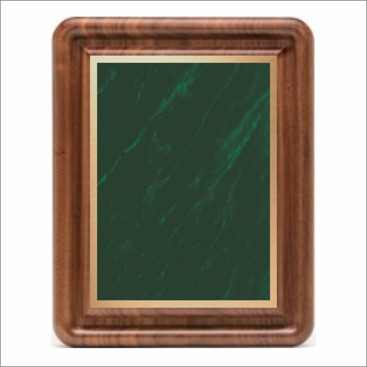 Gallery plaque - Classic Walnut series