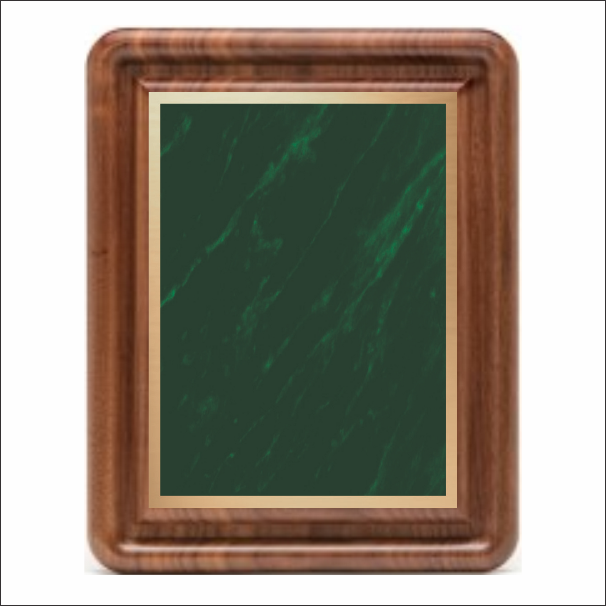 Gallery plaque - Classic Walnut series