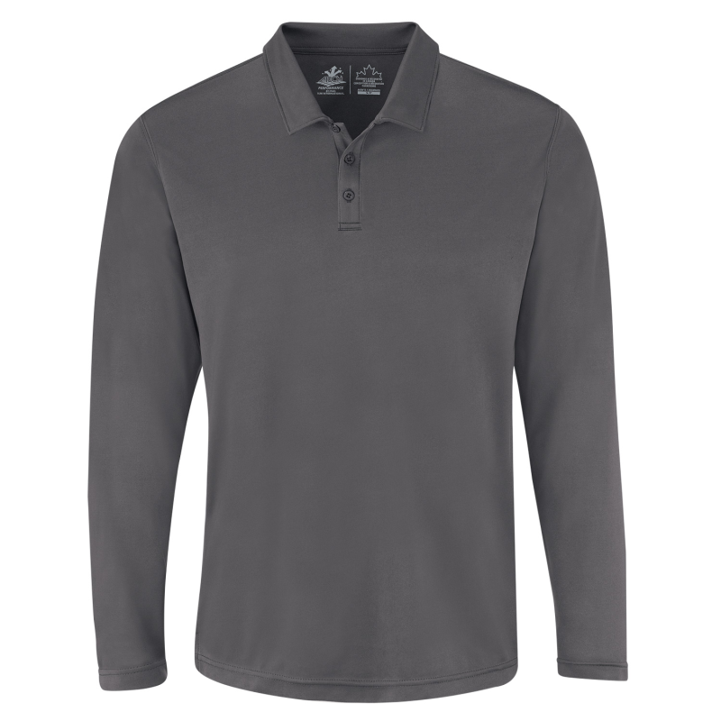 Men's Long Sleeve Polo - Performance PM1901