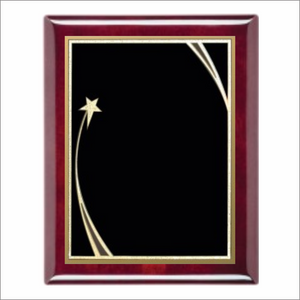 Piano Finish plaque with Brass Engraving Plate