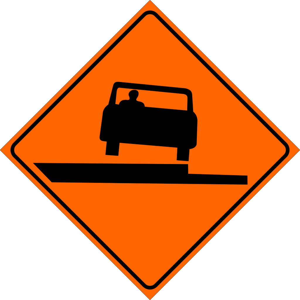 Pavement Drop-Off Sign MUTCDC TC-49