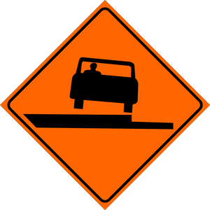 Pavement Drop-Off Sign MUTCDC TC-49