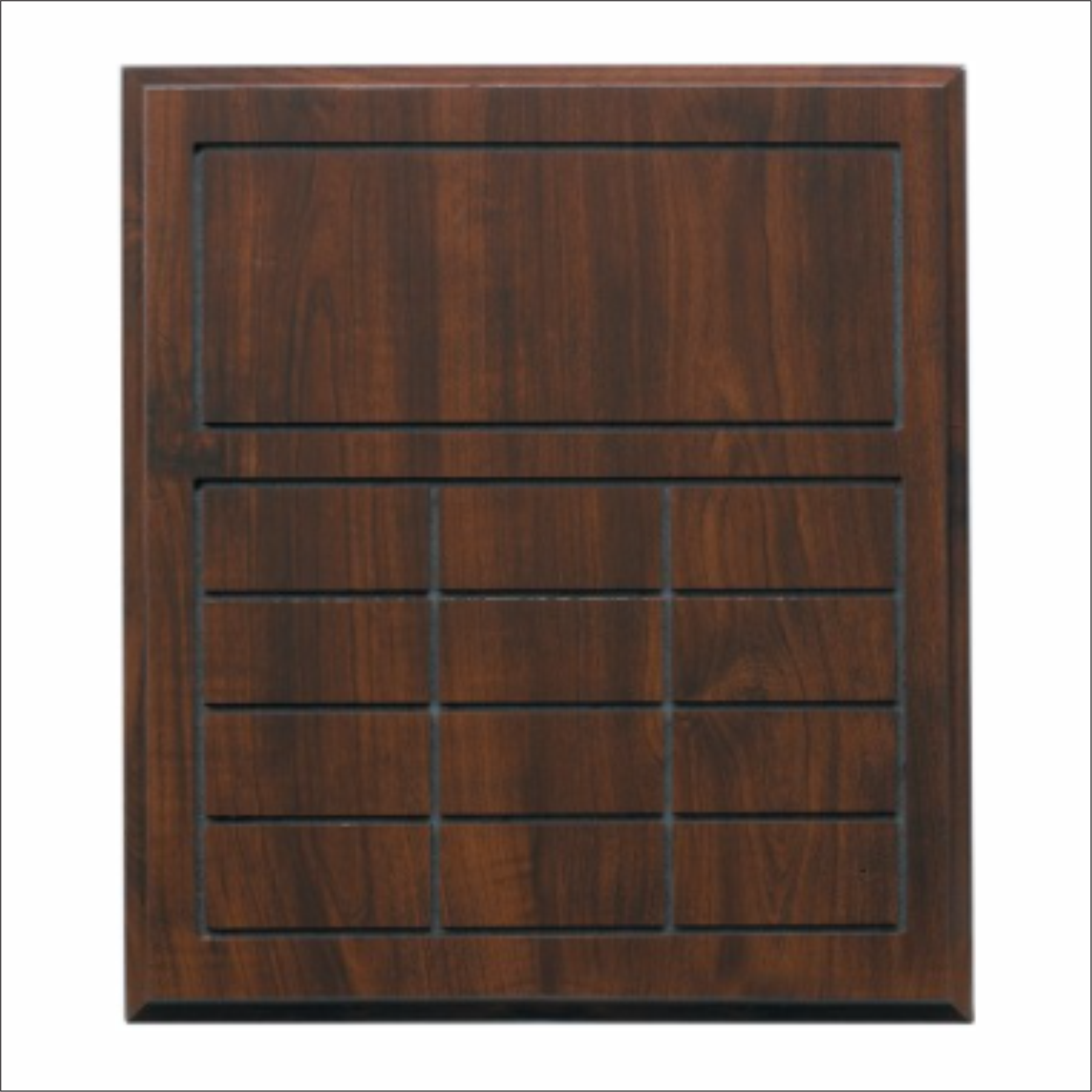 Cherry finish plaque - Perpetual series