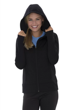 Ladies Hoodie - Full Zip Polyester - ATC L2004