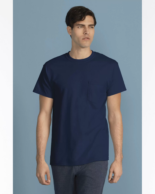 Adult Pocketed T-Shirt - Ultra Cotton - Gildan 2300