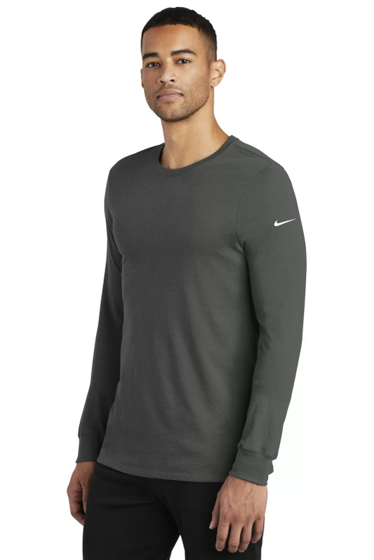 Dri-Fit Cotton & Polly Long Sleeve Men’s Tee - Nike NKBQ5230