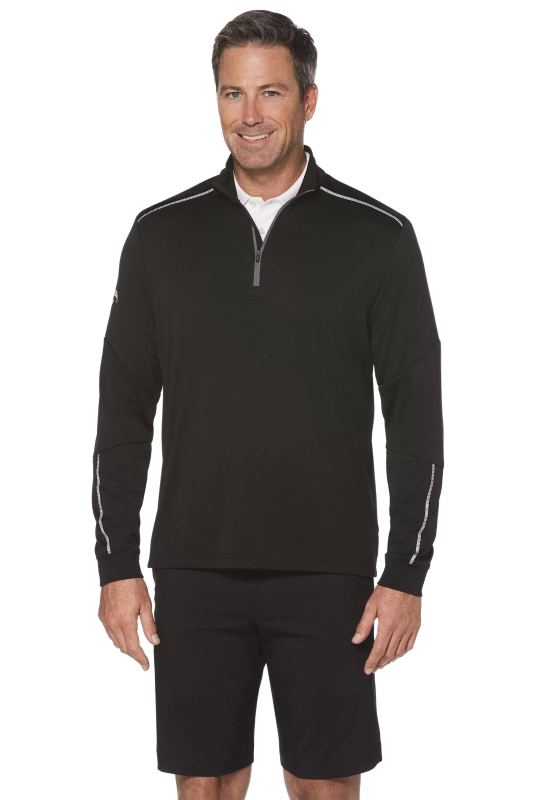 Quarter Zip Water Repellent Men’s Pullover - Callaway CGM540