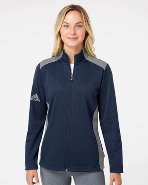 Textured Mixed Media Full-Zip Ladies Jacket - Adidas A529