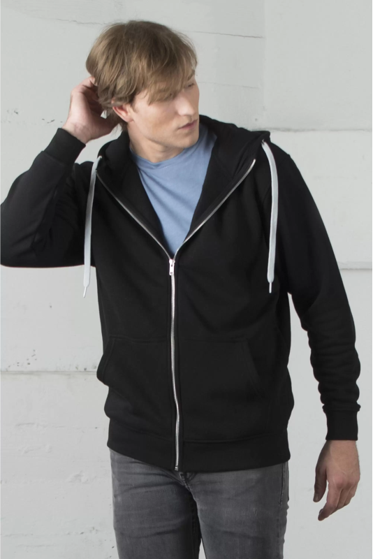 Mens Full-Zip Hoodie - Cotton/Polyester - ATC F2018