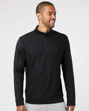 Performance Textured Quarter-Zip Men's Pullover - Adidas A295