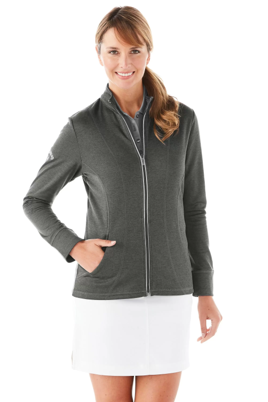 Waffle Fleece Full Zip Ladies Jacket - Callaway CGW510